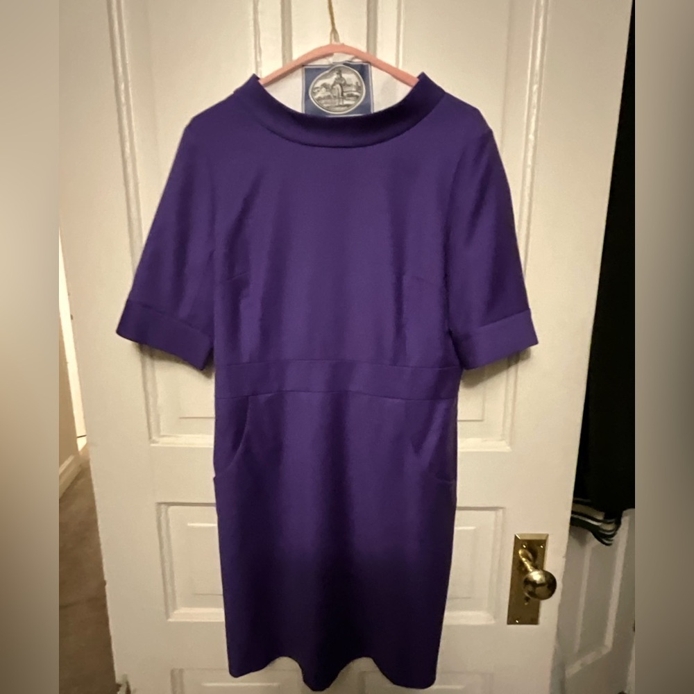 J. Crew Jackie O Vibrant Purple Mini Dress